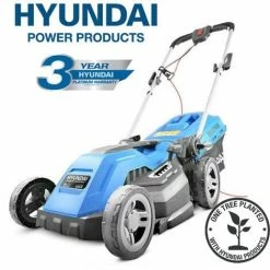 Electric Lawnmower Hyundai HYM3800E 1600W / 230V 38cm Rotary Rear Roller Mulching