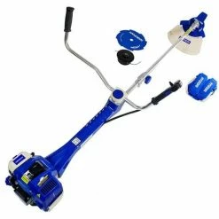 Hyundai HYBC5080AV Petrol Grass Trimmer/Strimmer/Brushcutter 51cc 2-Stroke Anti-Vibration - Blue -Hyundai Sales Shop 13457570 3