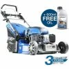 Petrol Lawnmower Hyundai HYM530SPER 173cc Self Propelled Push Button Electric Start 21 Inch 52.5 Centimetre Cutting Width Rear Roller Mower, Steel Deck, Included Engine Oil -Hyundai Sales Shop 13457575 1