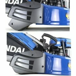 Petrol Lawnmower Hyundai HYM530SPER 173cc Self Propelled Push Button Electric Start 21 Inch 52.5 Centimetre Cutting Width Rear Roller Mower, Steel Deck, Included Engine Oil -Hyundai Sales Shop 13457575 3