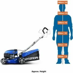 Petrol Lawnmower Hyundai HYM430SPE Self Propelled Electric Start 17 In -Hyundai Sales Shop 18826728 4