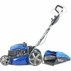 Petrol Lawnmower Hyundai HYM510SPE 196 Cc Self Propelled Electric Push Button Start , Blue, 51cm Cut Start & Pull -Hyundai Sales Shop 19203773 3
