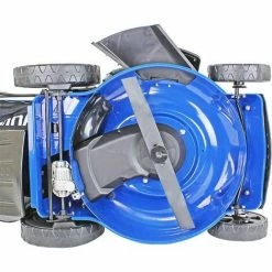 Petrol Lawnmower Hyundai HYM510SPE 196 Cc Self Propelled Electric Push Button Start , Blue, 51cm Cut Start & Pull -Hyundai Sales Shop 19203773 4