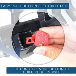 Petrol Lawnmower Hyundai HYM510SPE 196 Cc Self Propelled Electric Push Button Start , Blue, 51cm Cut Start & Pull -Hyundai Sales Shop 19203773 5