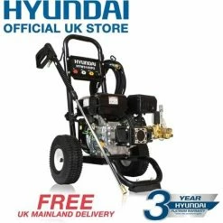 Petrol Pressure Washer Hyundai HYW3100P2 212CC 7hp Recoil Start Engine 3100psi -Hyundai Sales Shop 19243185 5