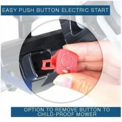 Self Propelled Petrol Lawnmower Hyundai HYM510SPEZ 20" 51cm 510mm Electric Push Button Start 196cc - Includes 600ml Engine Oil -Hyundai Sales Shop 23422836 4