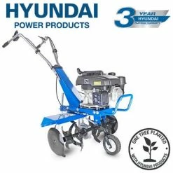 Petrol Garden Tiller, Cultivator, Rotovator & Rototiller Hyundai HYT150 2.7kW 150cc 4-Stroke