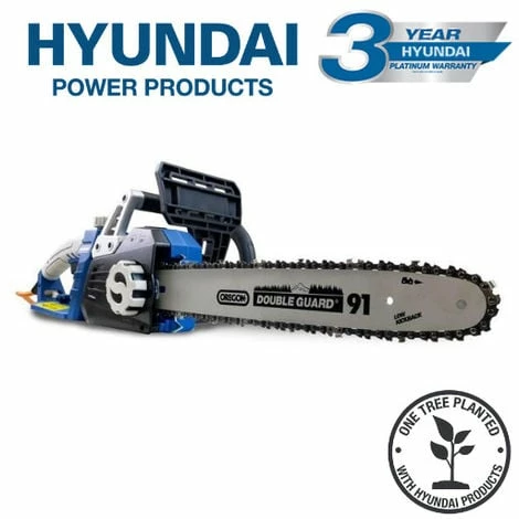 Corded Electric Chainsaw Hyundai HYC2400E 2400W / 230V 16" 1 Corded Electric Chainsaw Hyundai HYC2400E 2400W / 230V 16"