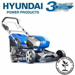 Cordless Self Propelled Lawnmower Hyundai HYM80LI460SP 80V Lithium-Ion Battery Powered 18” Cutting Width With Battery & Charger