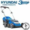 Cordless Roller Lawnmower Hyundai HYM40LI380P 40V Lithium-Ion Battery Powered 38cm Cutting Width With Battery & Charger -Hyundai Sales Shop 24194660 1
