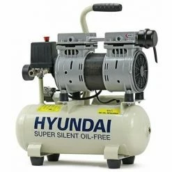 Silenced Air Compressor Hyundai HY5508 4CFM, 550w, 0.75HP, 8 Litre Oil Free Direct Drive