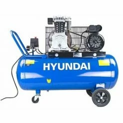 Air Compressor Hyundai HY3100P 14CFM, 3HP, 100 Litre Twin Cylinder Belt Drive -Hyundai Sales Shop 27497571 3