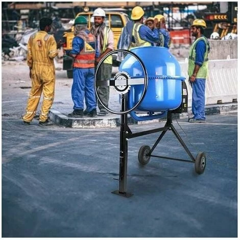 Electric Cement Mixer Hyundai HYCM160 160 Litre 240v 650w Portable Concrete Mixer 5 Electric Cement Mixer Hyundai HYCM160 160 Litre 240v 650w Portable Concrete Mixer - Image 5