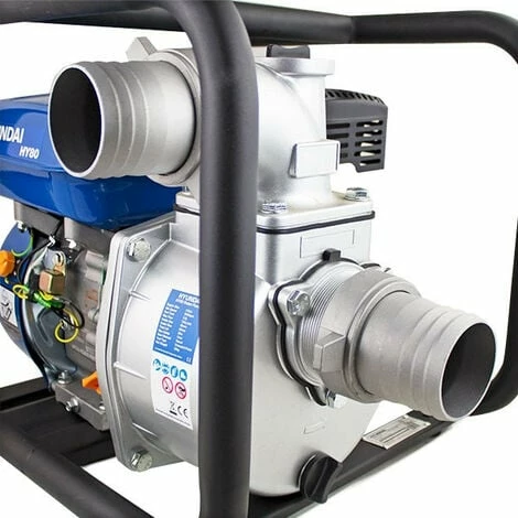 Hyundai 212cc 6.5hp Professional Petrol Water Pump - 3"/80mm Outlet | HY80 3 Hyundai 212cc 6.5hp Professional Petrol Water Pump - 3"/80mm Outlet | HY80 - Image 3