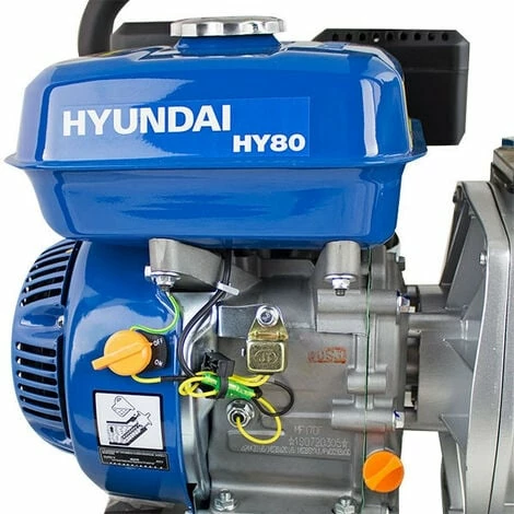 Hyundai 212cc 6.5hp Professional Petrol Water Pump - 3"/80mm Outlet | HY80 5 Hyundai 212cc 6.5hp Professional Petrol Water Pump - 3"/80mm Outlet | HY80 - Image 5