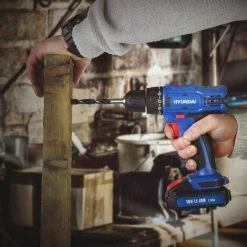 Cordless Drill Hyundai HY2175 18v 1.5AH Li-Ion With 89 Piece Drill Accessory Kit -Hyundai Sales Shop 36209466 4