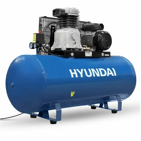 Hyundai HY3200S 200L Floor-Mounted Belt Drive Air Compressor 3hp 230V 1 Hyundai HY3200S 200L Floor-Mounted Belt Drive Air Compressor 3hp 230V