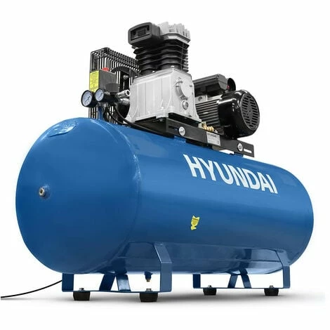 Hyundai HY3200S 200L Floor-Mounted Belt Drive Air Compressor 3hp 230V 3 Hyundai HY3200S 200L Floor-Mounted Belt Drive Air Compressor 3hp 230V - Image 3