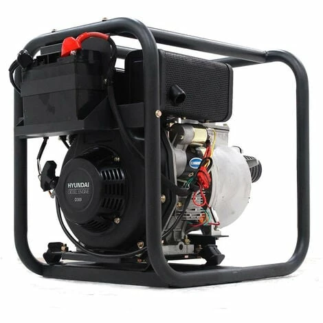 Hyundai DHY80E 80mm 3" Electric Start Diesel Water Pump 1 Hyundai DHY80E 80mm 3" Electric Start Diesel Water Pump