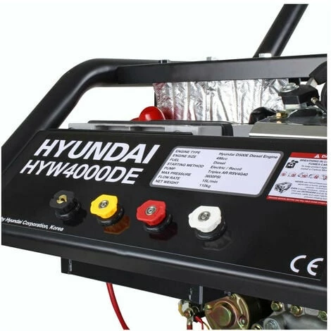 Hyundai HYW4000DE 4000psi 498cc Diesel Pressure Washer 4 Hyundai HYW4000DE 4000psi 498cc Diesel Pressure Washer - Image 4