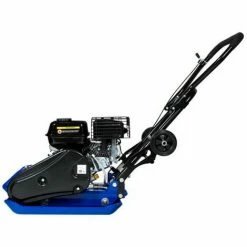 Hyundai 196cc Petrol Plate Compactor / Wacker Plate With Wheel Kit And Paving Pad | HYCP9070 -Hyundai Sales Shop 5177515 5