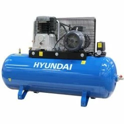 Hyundai HY55200-3 200L 3-Phase Floor-Mounted Belt Drive Compressor 5.5hp 400V