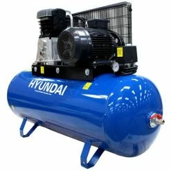 Hyundai HY55200-3 200L 3-Phase Floor-Mounted Belt Drive Compressor 5.5hp 400V -Hyundai Sales Shop 56127345 4