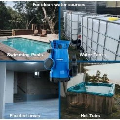 Water Pump Hyundai HYSP250CW Electric Clean Water Submersible Sub Pump 250W -Hyundai Sales Shop 56364410 5