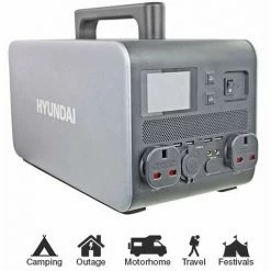 Portable Power Station Hyundai HPS-1100 2000W Rechargeable Lithium-ion
