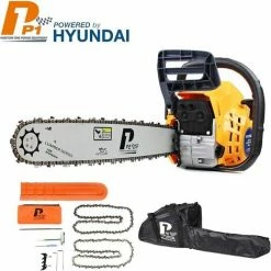 Petrol Chainsaw P1PE P6220C 2-Stroke Easy Start 20-inch Hyundai Powered 62cc Engine