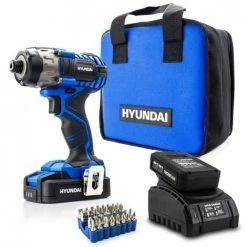 Impact Driver Hyundai HY2177 20V MAX 180Nm Li-Ion Cordless And 32-Piece Drill Bit Accessory Set -Hyundai Sales Shop 66813355 5